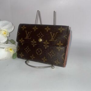 Authentic Louis Vuitton Monogram Tresor Etui Trifold Wallet
